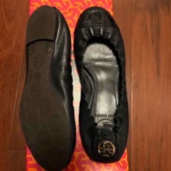Tory Burch Abbey Ballet Flat - Navy - Size 5.5 - Picture 3 of 4